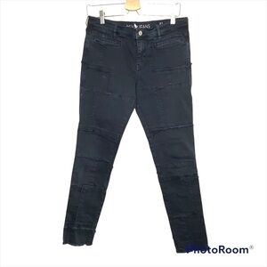 MiH Ellsworth black patch high rise skinny jeans